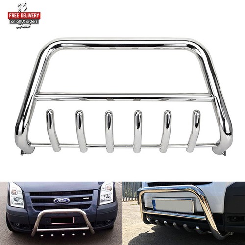 Polished chrome bull nudge bar - polished,
