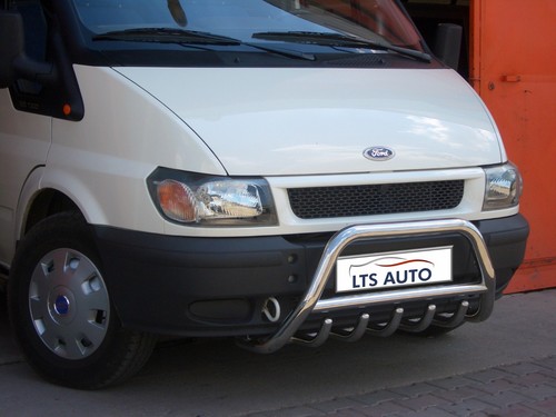 Ford transit chrome bull bar - transit,
