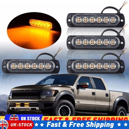 Amber 6led ultra slim - amber,